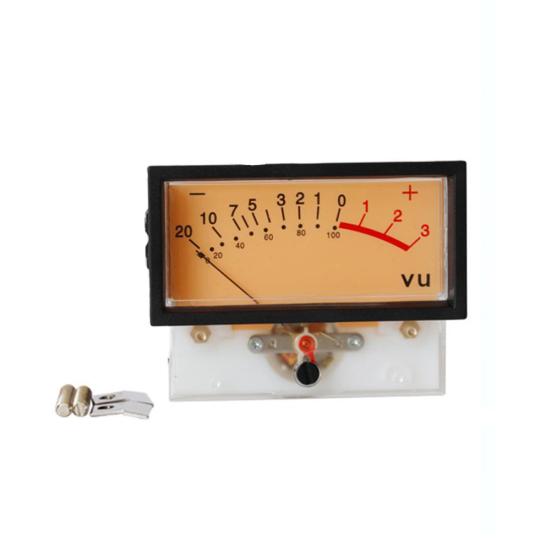 High Precision Backlight TN-73 VU Ammeter DB Power Discharge Flat Meter Mixer