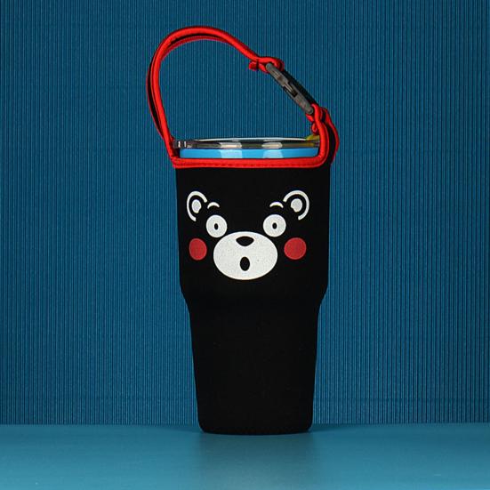 Микки Медведь Рыба Стакан для напитков Кружка Крышка для Yeti Rambler Стекло Держатель для сумки Рукав
