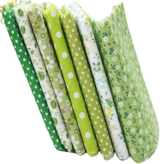 7 шт. 25x25 см хлопковая ткань цветок в горошек комплект DIY лоскутное одеяло ткань