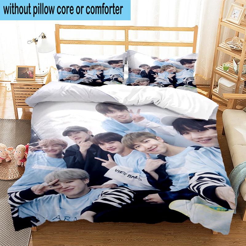 3PCS Vivid Dreams kpop 3pcs Bedding,Including 3PCS Duvet Cover And 2pcs Pillowcases Perfect for Christmas,Ideal for Bedroom, Dormitory