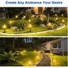 JEJOT Solar Pathway Lights Outdoor Waterproof, 8 Pack Solar Walkway Lights