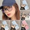 Blue Light Blocking Glasses Unisex Retro Clear View Strong Hinge Transparent with Brim Eye Protection Clear Bluelight Glasses Spectacles Eyeglasses