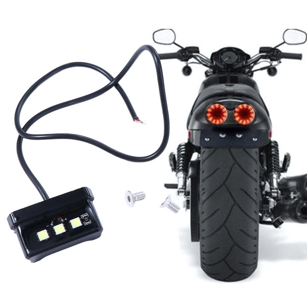 Mount Lighting Motorcycle Accessories License Plate Light Decorative Lamp Tail Light LED Light