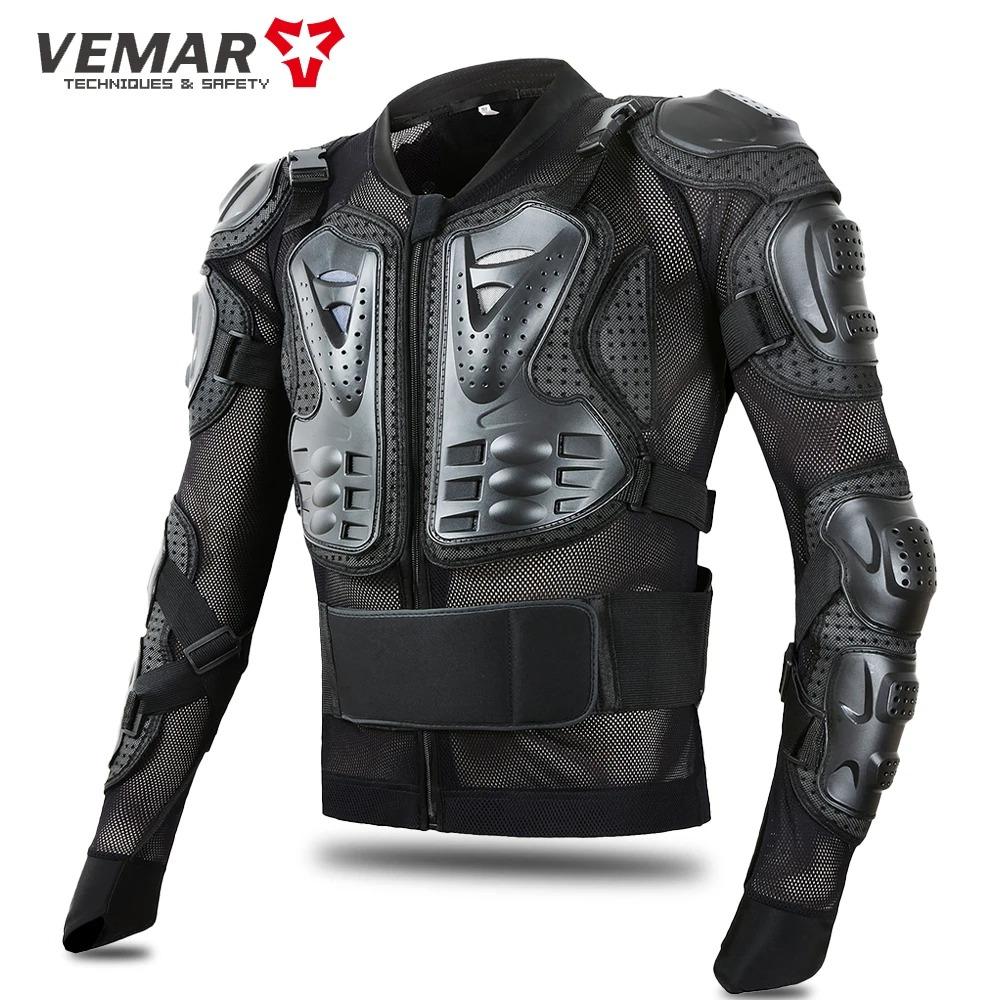 VEMAR Мотоциклетная Защитная Куртка Защитные Накладки Body Support Brace Квадроцикл MTB Мотокросс Защитное Снаряжение Защита Груди Спины Мотоциклиста
