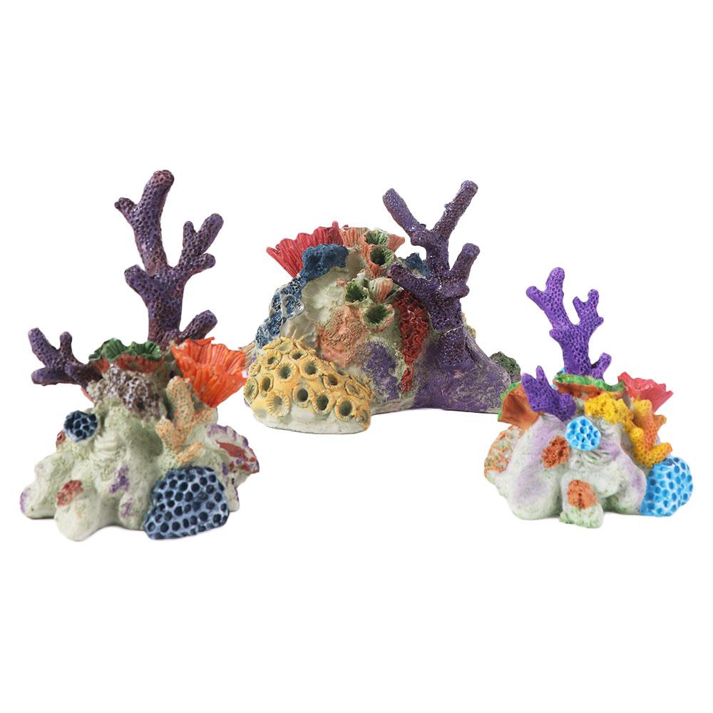 Имитация коралла Ландшафтный дизайн Декорация кораллового рифа Укрытие для рыб и креветок Аквариум