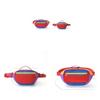 Polyester Hip Bag For Couples With Zipper Pockets For Outdoor Sports And Daily Use