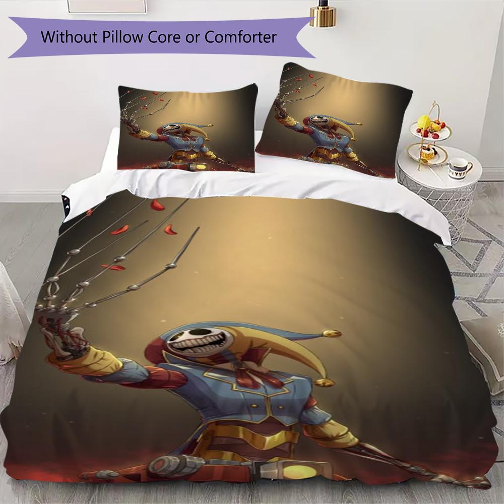 poppy playtime Pattern Bedding,Quilt Set Quilt Cover Pillowcase Home Birthday Gift(1 * duvet cover + 2 * pillowcase, without core)_lx