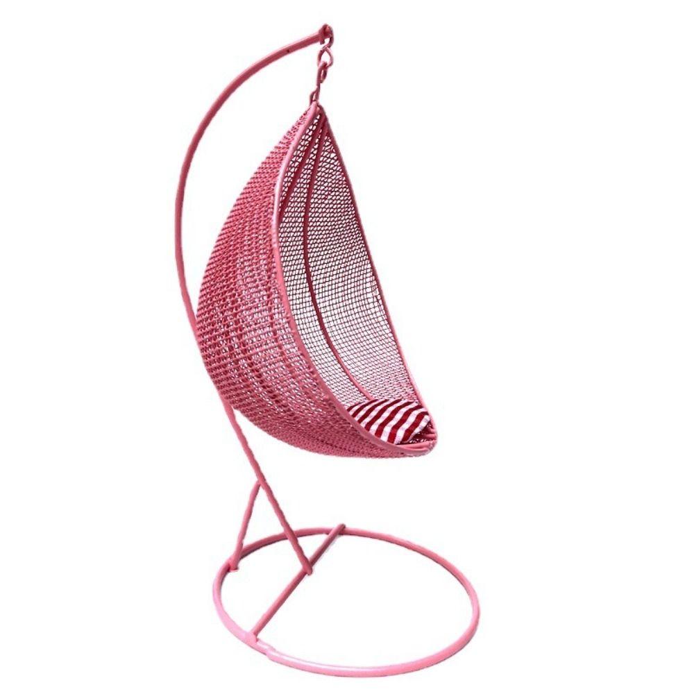 Веселое кресло-качалка Модель Качающаяся кукла Кукольный домик Декор Игрушка Модный игровой реквизит