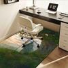 Wizard,Lord of the Rings Polyester Office Carpet Chair Mats, Home Decor Dormitory Floor Protector with Anti-Skid Backing, Large Area Coverag