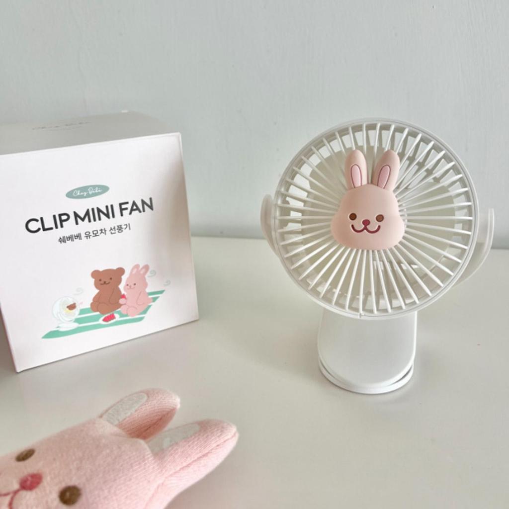 Portable Clip Fan 3 Speeds Portable Stroller Fan Small Desk Fan Tabletop Fan Personal Cooling Fan for Car Bed Home Camping Dorm