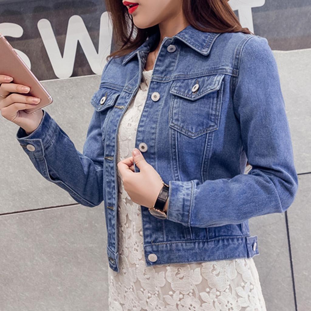 Denim Blazer Jacket Cardigan