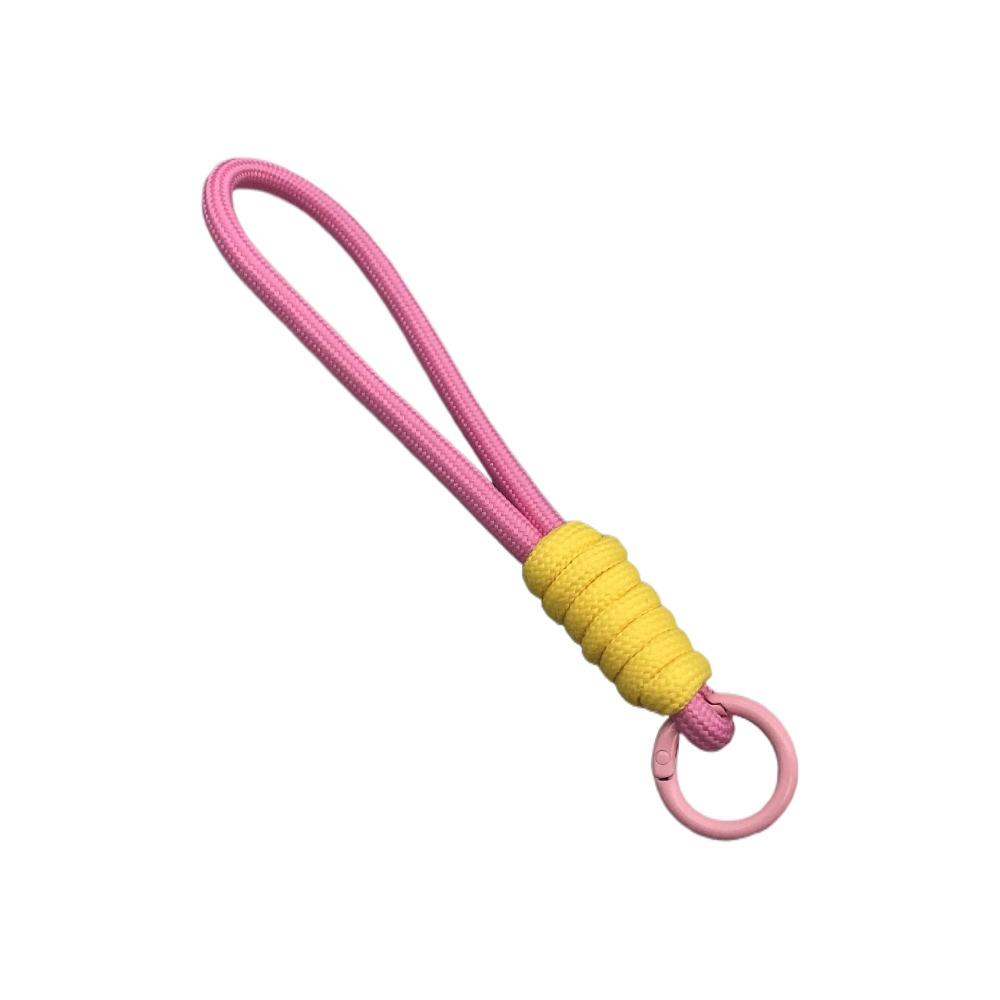 10PCS Colorful Braided Lanyard Keychain Key Ring Bag Charm Phone Lanyard Knot Rope Keyring  DIY