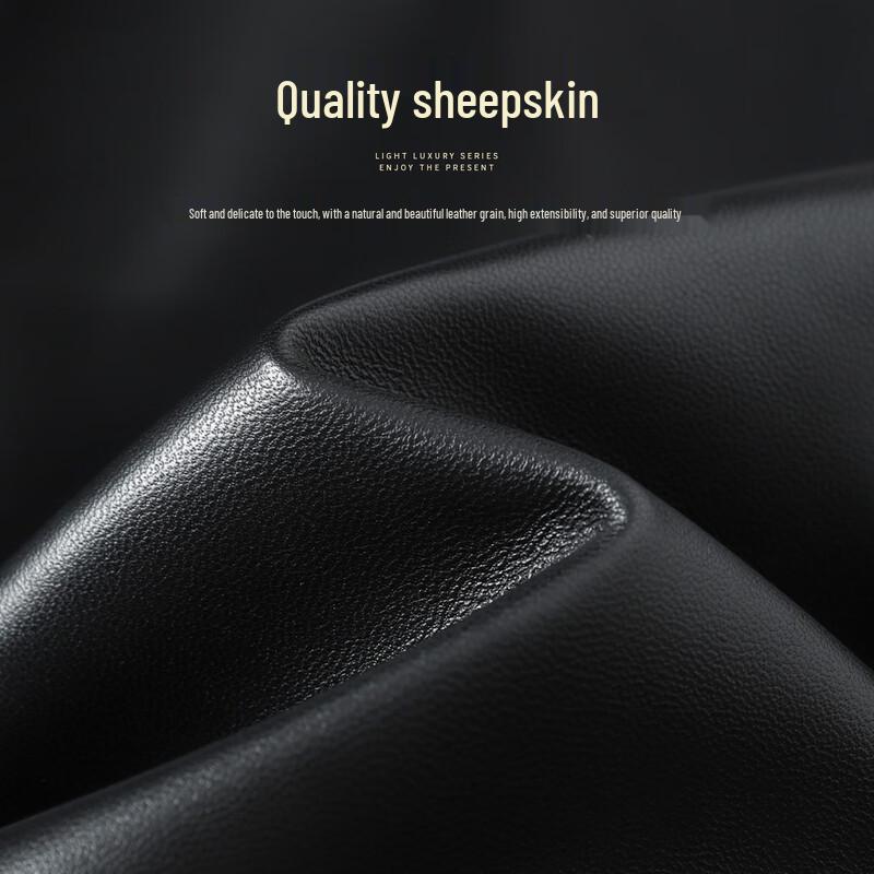 Men's Sheepskin Goose Down Stand Collar Leather Jacket