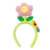 Bean Sprout Flowers Headband Cartoon Plush Flower Hair Hoop Cute   Daily