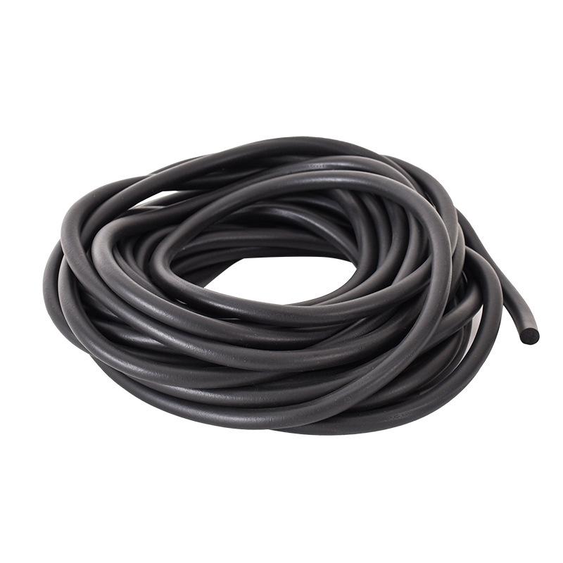 Круглая EPDM-пенорезиновая полоса для уплотнения электрических шкафов и мебели - Черная