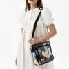 Summer Fashion Trend Transparent PVC Shoulder Bag Vertical Large Capacity Outdoor Casual Crossbody Bag