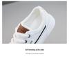 YQ30 Women's Casual White Sneakers, Summer 2023: Height-Boosting, Thin-Soled, Durable Leather, Versatile Design.