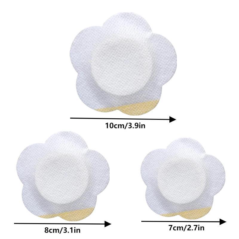 50 шт./набор Сменные одноразовые пакеты с касторовым маслом Самоклеящиеся наклейки на пупок Влагонепроницаемые протекторы для пупка