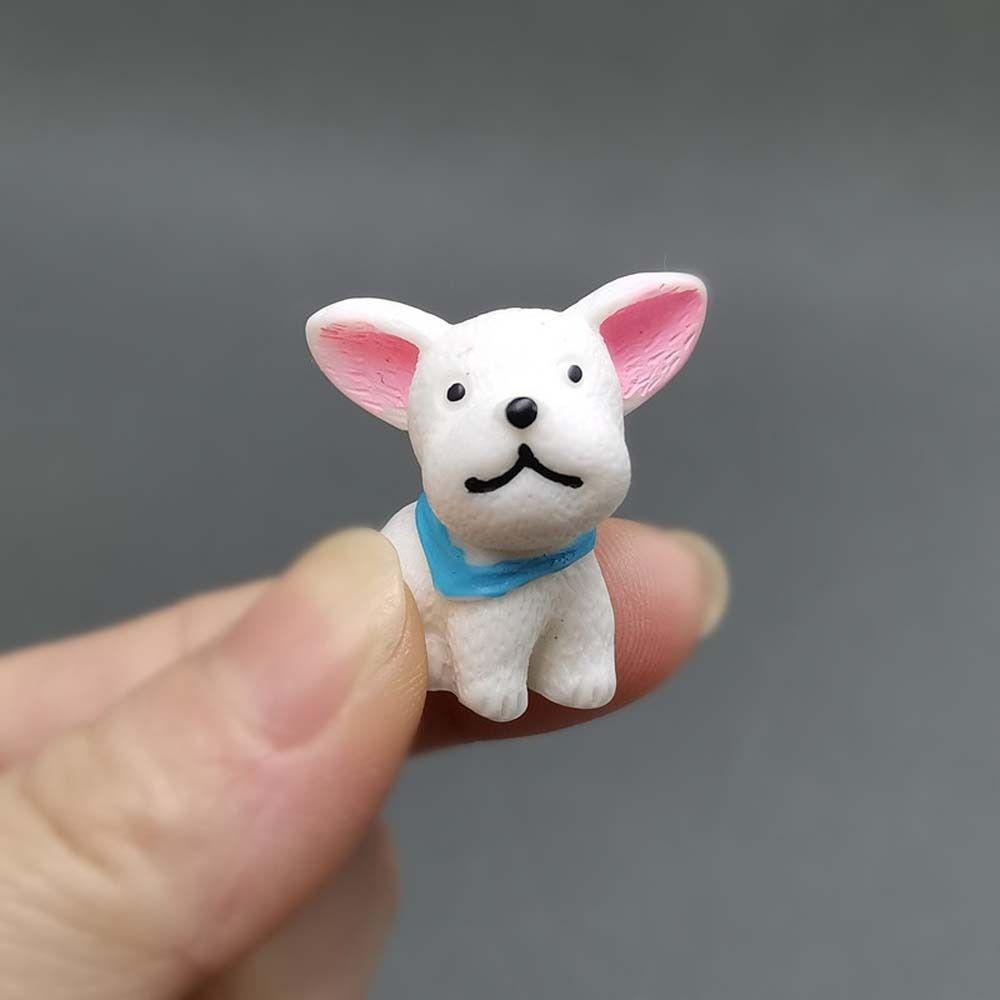 Realistic Mini Resin Dogs Cute Animals Dog Ornaments Puppy Miniature Figurines Micro Landscape