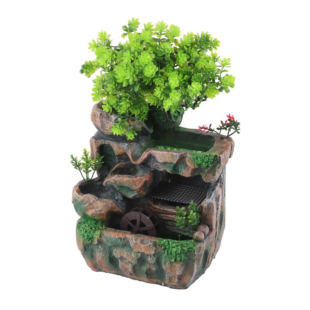 Resin Rockery Simulation Tree Flowing Water Tabletop Fountain Decoration