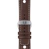 Tissot Мужские модные часы с кожаным ремешком и синим циферблатом T124.427.16.041.00