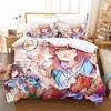 Новый комплект постельного белья Anime Girls The Demon Girl Next Door Single Twin Full Queen King Size Bed Set Adult Kid Bedroom Duvetcover Sets