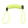 3.5 MM Motorcycle Bike Atv Scooter Disc Lock Security Reminder Cable Tool Lemon Yellow