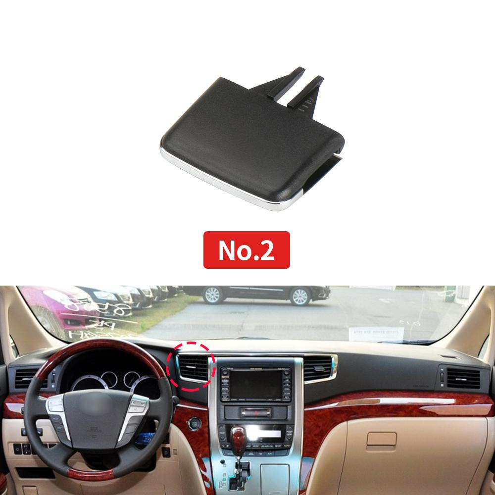 Аксессуары для салона автомобиля, передний центральный кондиционер, вентиляционное отверстие, клипса, ремонтный комплект для Toyota ALPLARD