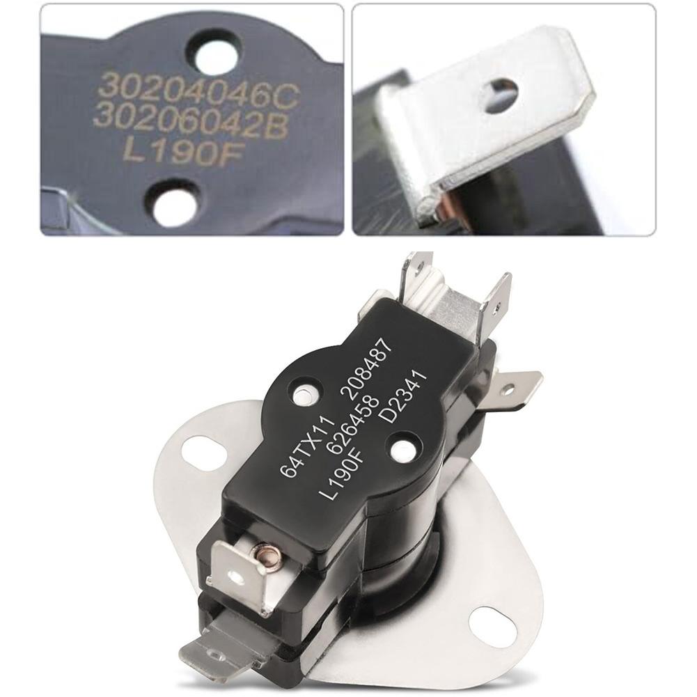 For Furnace Repair 250V Limit Control Switch Metal And Electronic Construction Standard Mounting Holes For B6BV-000K-B-10