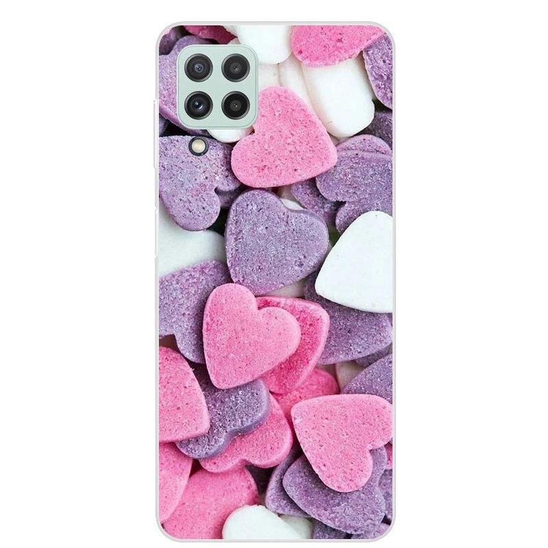 Чехол для Samsung Galaxy M22 M32 4G, задняя крышка для телефона Samsung M22, мягкий чехол для Samsung M32 4G M 22 32, черный чехол из ТПУ 6,4 дюйма