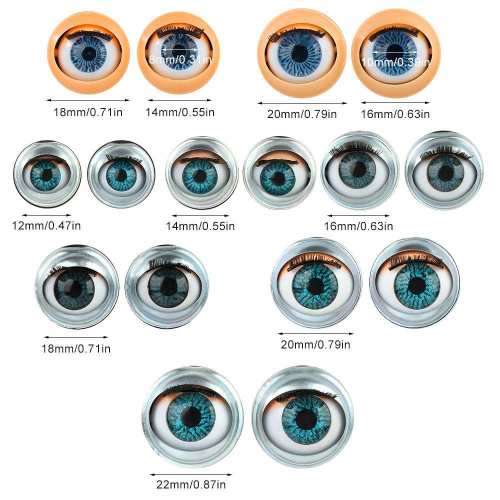 Аксессуары для кукольных глаз Моделирование активного глазного яблока с ресницами Кукольные вращающиеся глазные яблоки своими руками Кукольные глаза