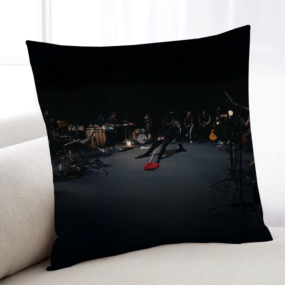 DDellafuenteES Singer cushion cover Home Bedding Sofa living Room pillowcase Simple Soft Skin Cushion Cover Party Gift