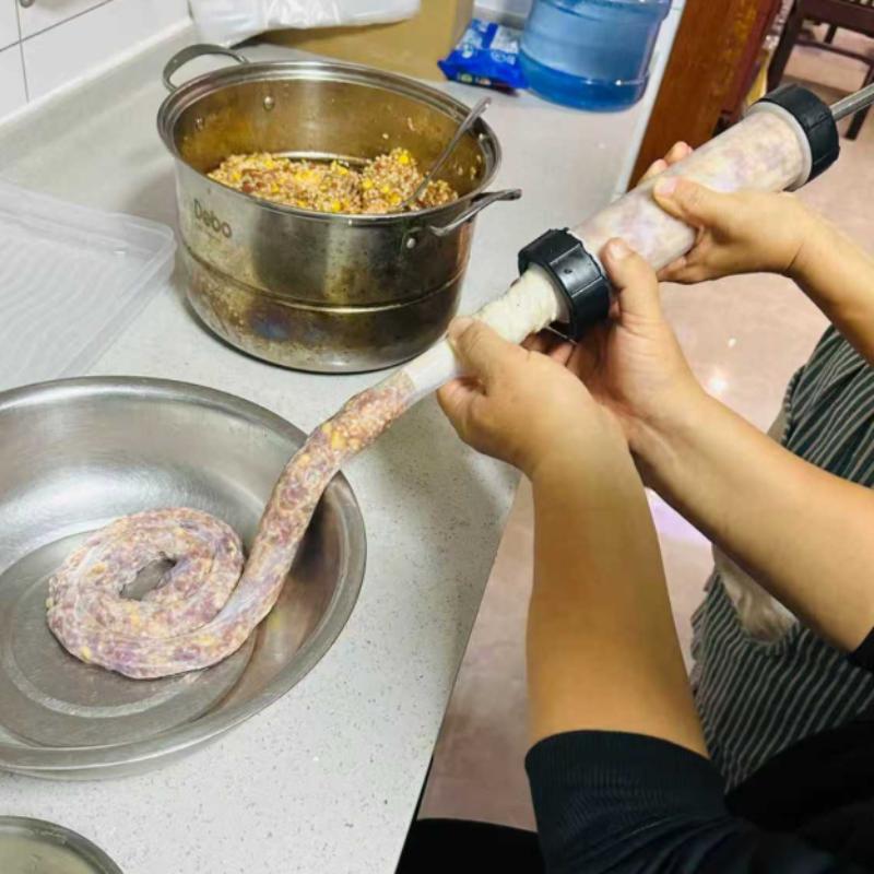 Ручная клизма для колбасной оболочки, Насадки для мясорубки для колбас, сосисок и венских сосисок Белый