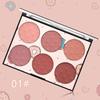 6 Color Blush Glow Kit Face Powder Blusher Palette Makeup Contour Palette Maquillage Facial Cosmetic