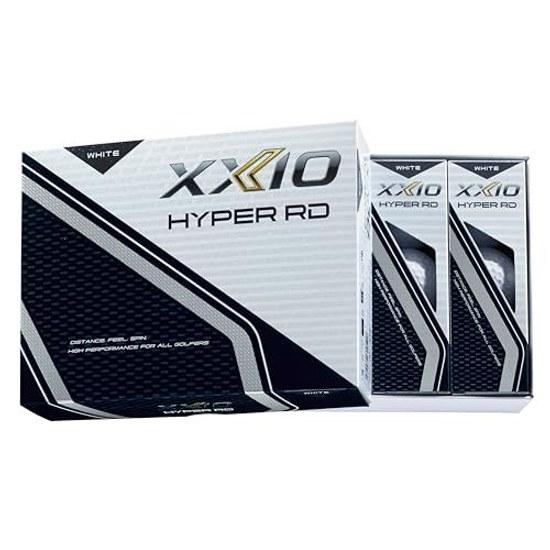 Dunlop Golf Balls XXIO HYPER RD 2025 Model 1 Dozen (12 Pieces) White