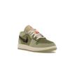 Air Jordan 1 Low SE Craft GS Sky J Light Olive Kids Sneakers Green Celadon Bright-Mandarin FD9092-300