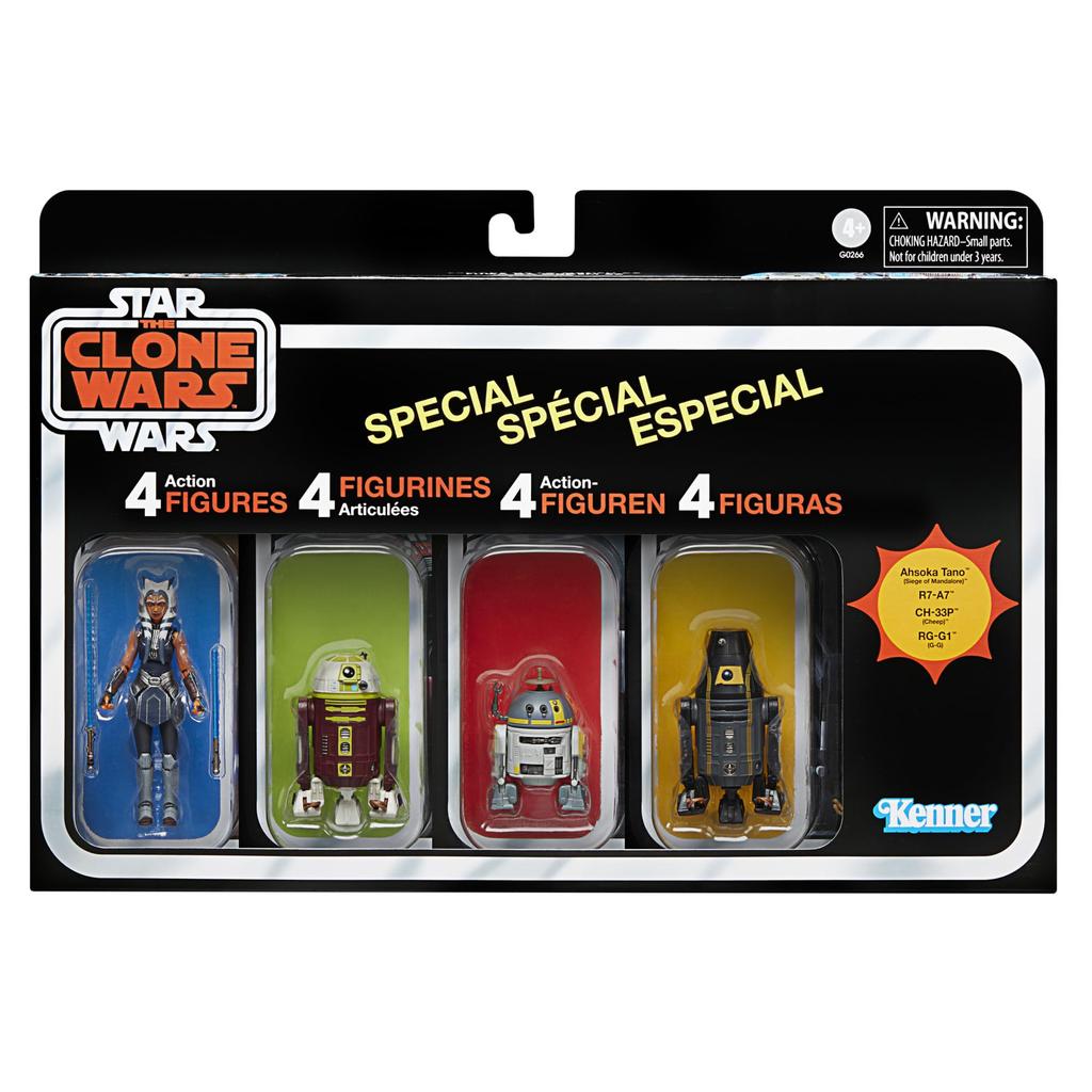 Hasbro Star Wars Vintage Collection Escape from Order 66 Star The Clone Wars Ahsoka Collectible Action Figure Set G0266 Authentic Wars