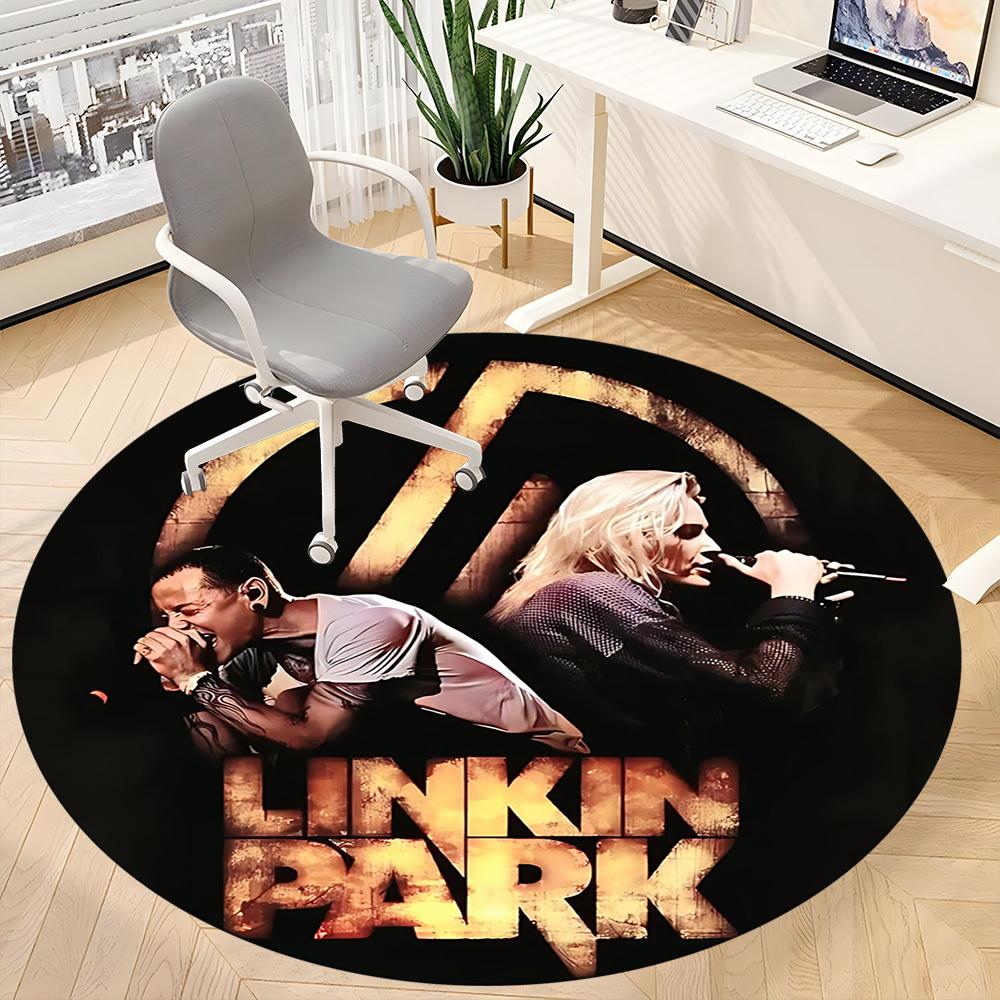 1pc Linkin Park Band MerchandiseChair Carpet for Office, Non-slip, Soft and Durable Office Rug, Perfect for Office yy250925275