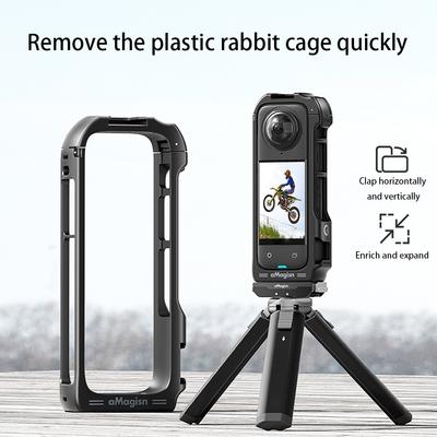 Аксессуары для рамки Insta360 X4 Магнитная быстросъемная рамка-клетка Защитный чехол для спортивной камеры Insta 360 X4