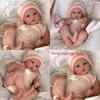 Силиконовая кукла 48 см Реалистичная ручная работа 3D кожа со шляпой и одеждой украшение для коллекционеров и дарителей