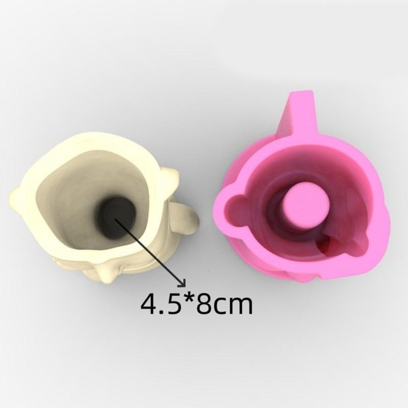 3D Мальчик Подставка для ручек Силиконовые формы Форма для украшения стола Изготовление гипса Форма для суккулентов DIY Ремесло Домашние украшения