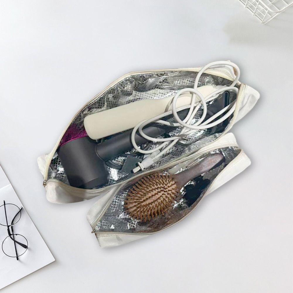 Heat Resistant Curling Iron Bag Dustproof Cosmetics Bag Stationery Organizer Hair Care Accessories
