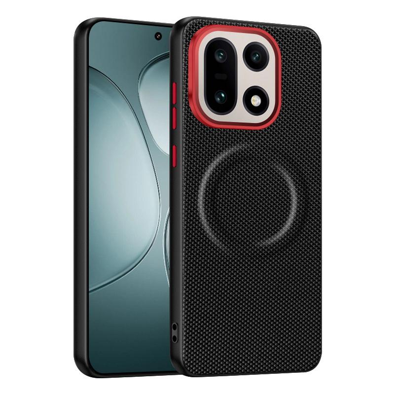 Магнитное кольцо с красным кругом, приподнятое для защиты корпуса, для OnePlus 15 13s 13T 13R 13 One Plus Ace 5 Pro, тонкий чехол