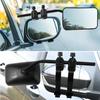 1 Pair Universal Caravan Trailer Car Towing Mirror Adjustable Tow Mirror Extension Strap Side Rear View Mirrors Towing Mirrors