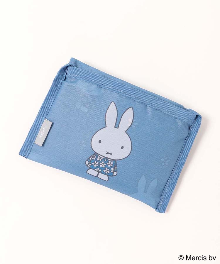 Miffy BLUE FLOWER Shopping Bag S Shopping Bag Eco Bag