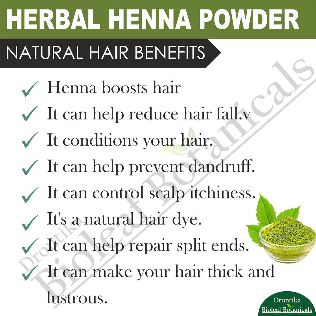 Bioleaf Botanicals Травяная Хна Мехенди Порошок | 100% Чистый и Натуральный | Для Окрашивания, Кондиционирования и Блеска Волос | С Аюрведическими Травами | Химический-