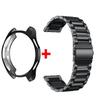 Ремешок+Чехол для Samsung Galaxy Watch 6 5 4 44мм 40мм Classic 46мм 42мм Браслет из нержавеющей стали Ремешок для Galaxy Watch 3 5 Pro 41 45мм