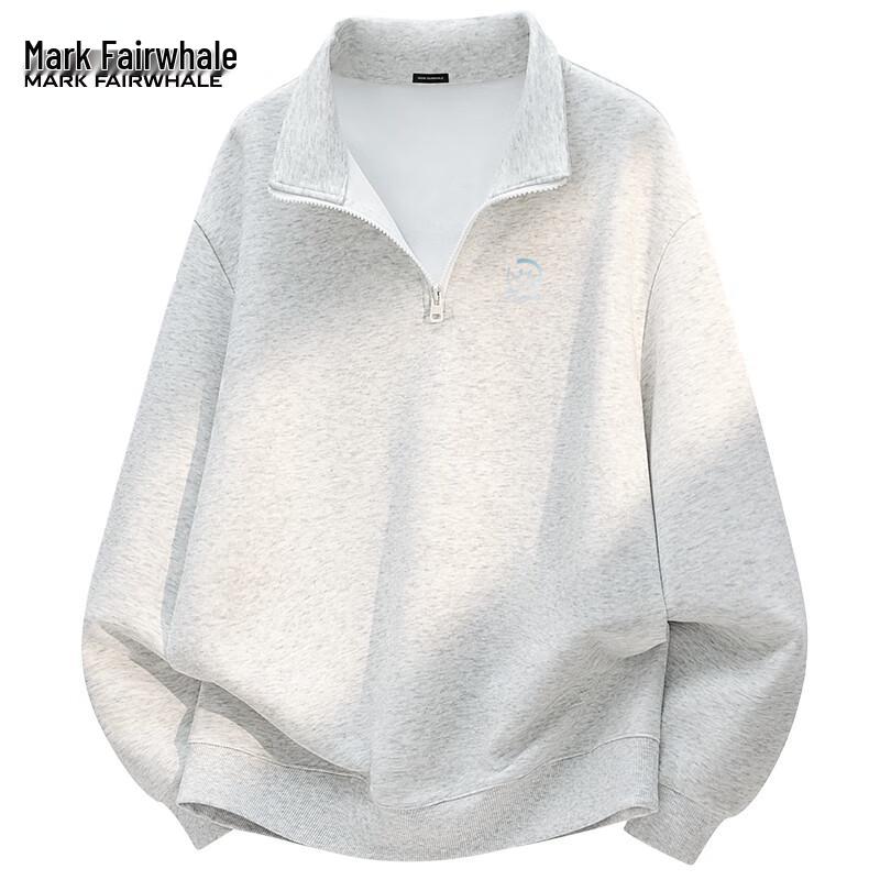 Mark Fairwhale Men's 2025 Fashion Heavyweight Stand Collar Sweatshirt
