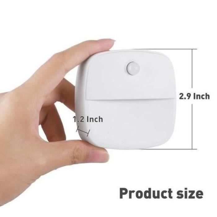 RL14968-[Pack de 3] Veilleuse Murale LED Détecteur de Mouvement, Capteur de Lumière,Éclairage Intérieur pour Chambre de Bébé Salon