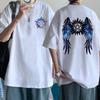 Сверхъестественный Принт Футболка Летняя Хип-Хоп Крутая Футболка Новая С Коротким Рукавом Круглый Вырез Повседневная Свободная Футболка Футболка с Принтом Личности Унисекс